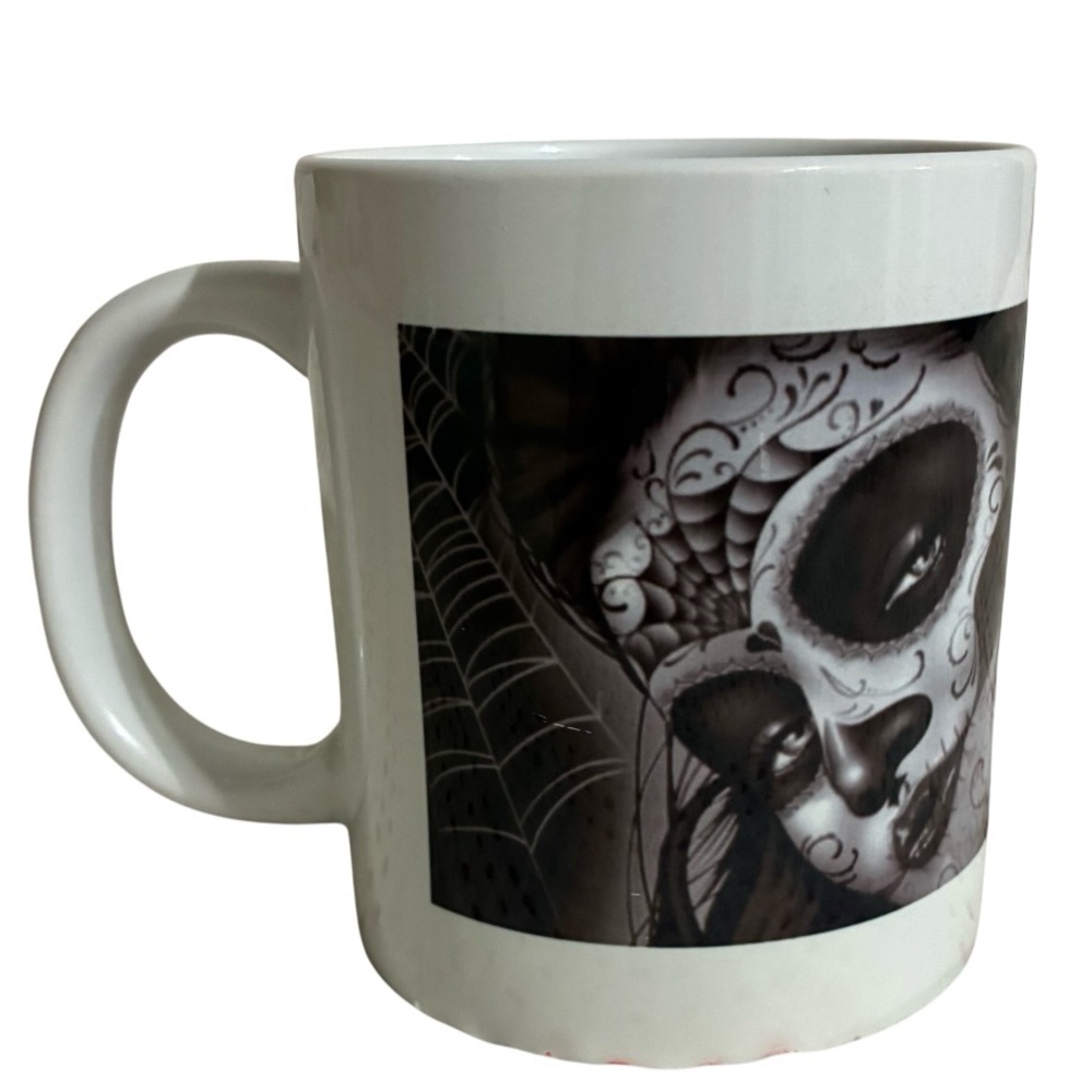 Dia De Los Muertos 20 oz. Ceramic Mug Cafe Press Day of The Dead Sugar Skull